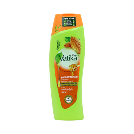 Vatika Naturals Almond & Honey Moisture Treatment Shampoo 400ml (New Packaging)