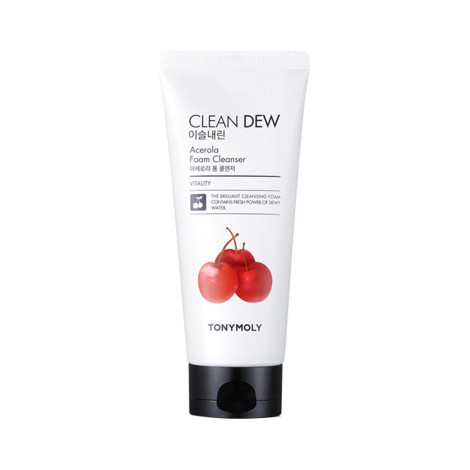 Tonymoly Clean Dew Acerola Vitality Foam Cleanser 180ml