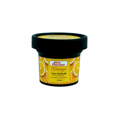Skin Doctor Orange Smooth & Gentle Skin Jam Scrub Face & Body 200g