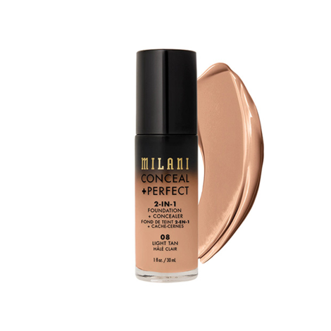Milani Conceal Perfect 2in1 Foundation - 08 Light Tan