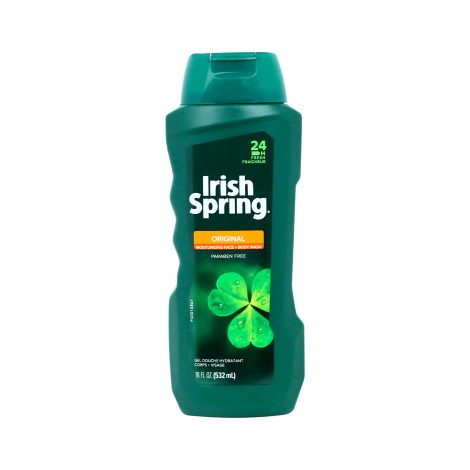 Irish Spring Original Moisturizing Face & Body Wash 532ml