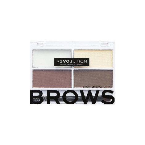 Revolution Relove Colour Cult Brow Palette - Dark
