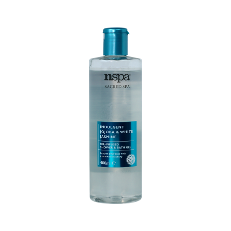 Nspa Sacred Spa Indulgent Jojoba & White Jasmine Bath And Shower Gel 400ml