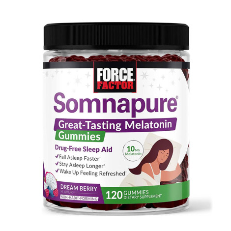 Force Factor Somnapure Melatonin 10mg – 120 Gummies