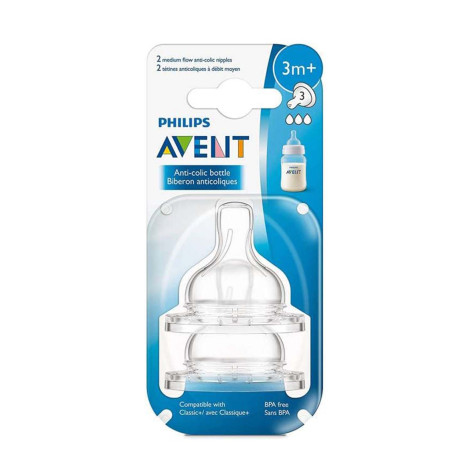 Philips Avent Anti Colic Flow Teats 3m+