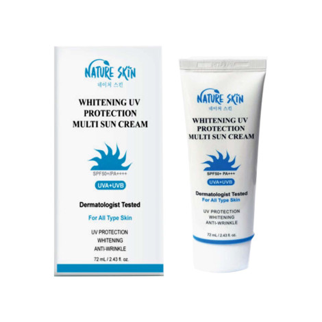 Nature Skin Whitening Uv Protection Multi Sun Cream SPF50+ Pa+++ 72ml