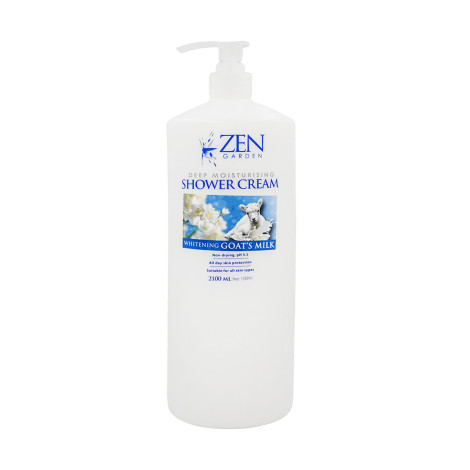 Zen Whitening Goat's Milk Deep Moisturising Shower Cream 2100ml