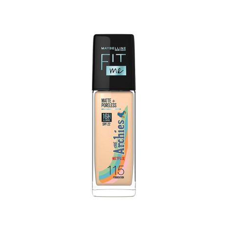 Maybelline Fit Me Matte Poreless 16H Oil Control Foundation The Archies Collection - 115