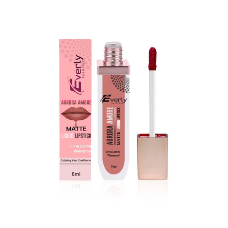 Everly Beauties Aurora Matte Liquid Lipstick - Moonlit Mocha