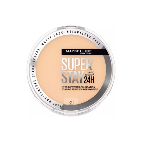 Maybelline Super Stay Matte 24HR Hybrid Pressed Powder Foundation - 220