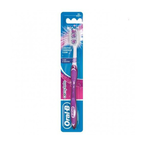 Oral-B complete Clean & Sensitive Toothbrush Purple - 35 Soft