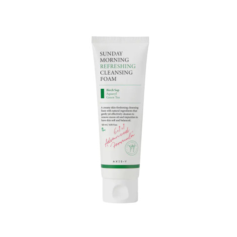 Axis-Y Sunday Morning Refreshing Cleansing Foam 120ml