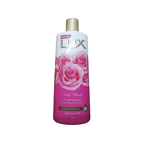 Lux Soft Touch French Rose & Almond Oil Moisturizing Body Wash 500ml