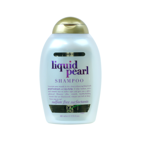 OGX Smooth & Shine Enhance + Liquid Pearl Shampoo 385ml