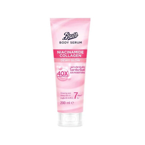 Boots Niacinamide Collagen Dewy Glow Body Serum 200 ml