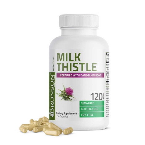 Bronson Milk Thistle 1000mg – 120 Capsules