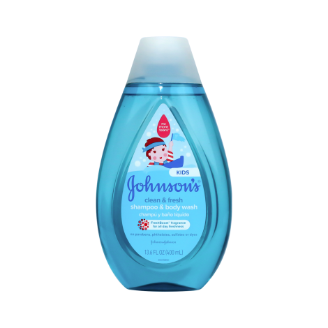 Johnson's Kids Clean & Fresh Shampoo & Body Wash 400ml