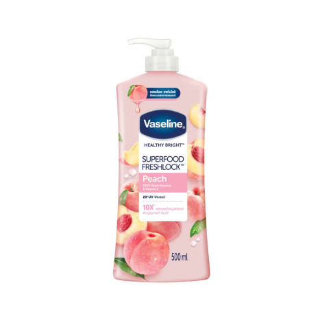 Vaeline Healthy Bright Superfood Freshlock Peach Body Lotion 500ml