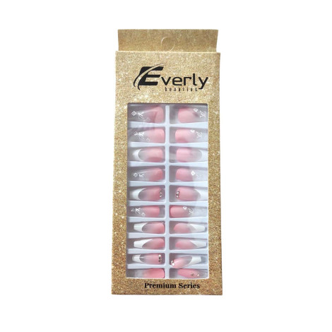Everly Natural Fake Nails 24pcs - L107