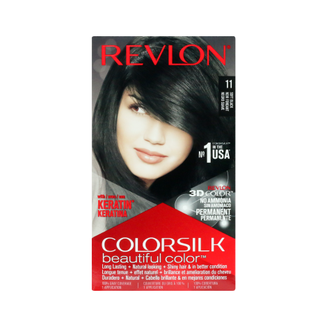 Revlon Colorsilk Beautiful Hair Color - 11 Soft Black