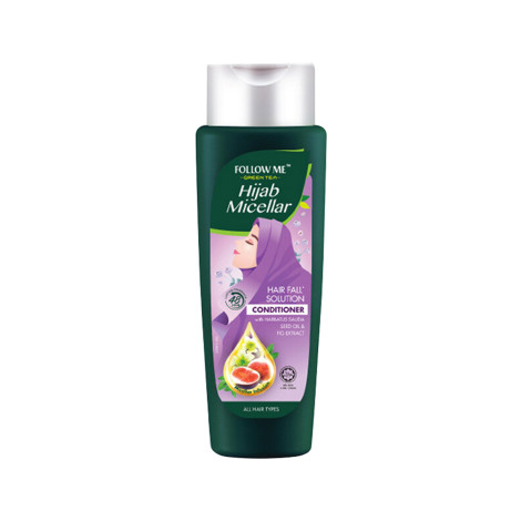Follow Me Green Tea Hijab Micellar Hair Fall Solution Conditioner 320ml