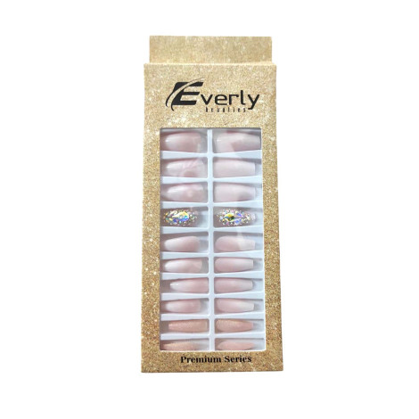 Everly Natural Fake Nails 24pcs - L110