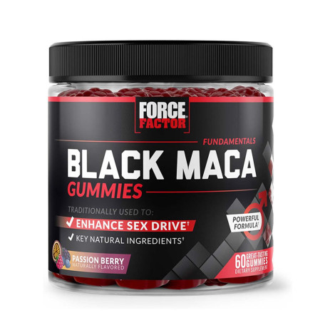 Force Factor Black Maca – 60 Gummies