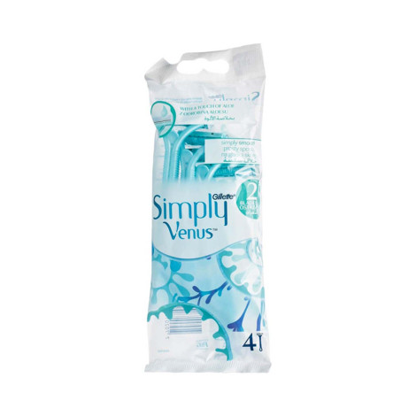 Gillette Simply Venus 2 Disposable 4 Razor For Women