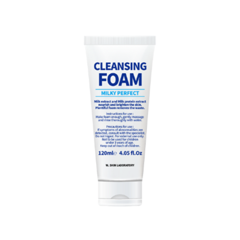 W. Skin Laboratory Milky Perfect Cleansing Foam 120ml
