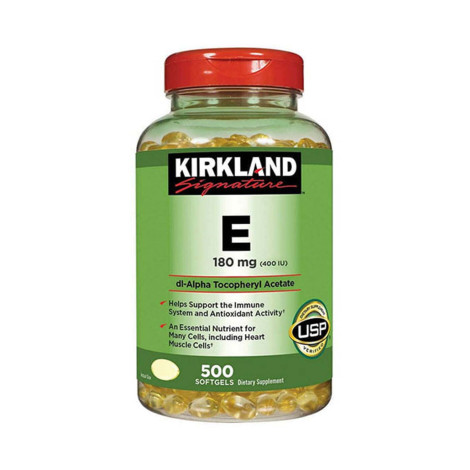 Kirkland Signature Vitamin E 400 IU 180 mg – 500 Softgels