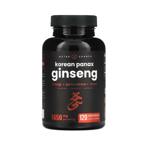 Nutra Champs Korean Panax Ginseng – 120 Ct