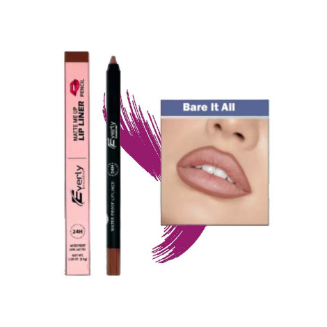 Everly Beauties Matte Makeup Waterproof Lip Liner - Bare
