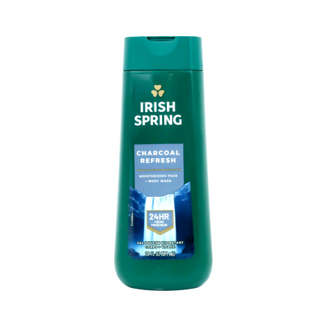 Irish Spring Charcoal Refresh Moisturizing Face & Body Wash 591ml