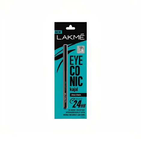 Lakme 24H Eyeconic Kajal 0.35g - Deep Black