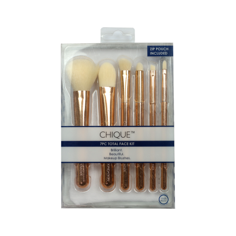 Royal & Langnickel Chique Makeup Brushes Rose Gold 7pc
