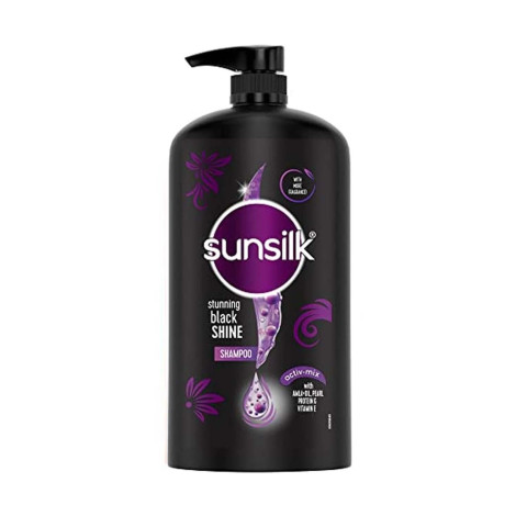 Sunsilk Stunning Black Shine Shampoo 1L