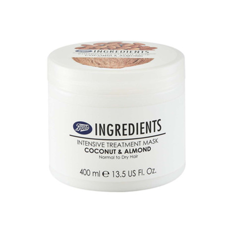 Boots Ingredients Coconut & Almond Intensive Treatment Mask 400ml