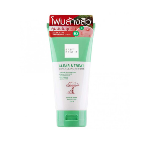 Baby Bright Clear & Treat Acne Cleansing Foam 120g