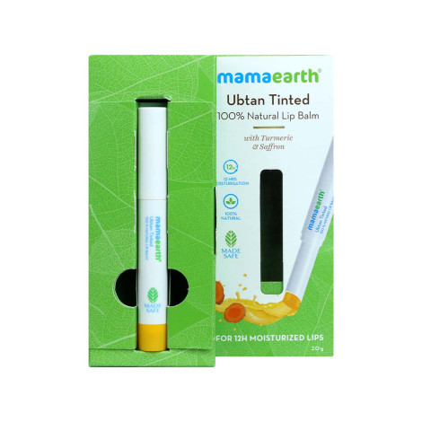 Mamaearth Ubtan Tinted 100% Lip Balm 2g