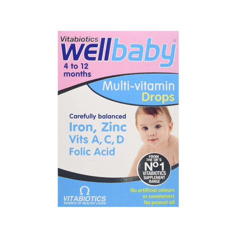 Vitabiotics Wellbaby Multi-Vitamin Drops- 30ml