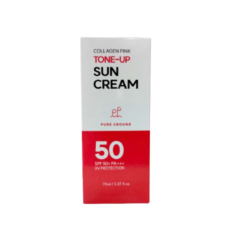 Pure Ground Collagen Pink Tone-Up Sun Cream SPF50+ 70ml