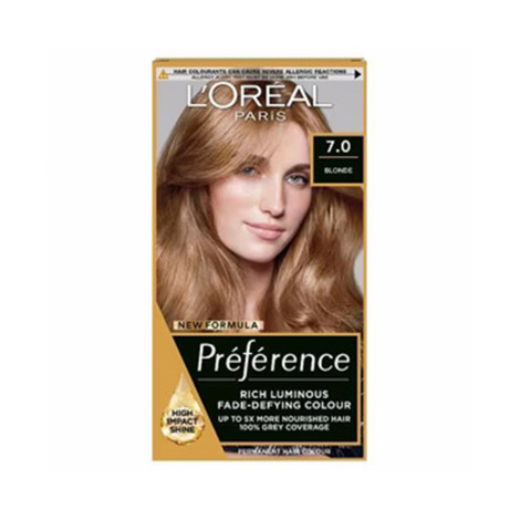 Loreal Hair Color Preference - 7.0 Blonde