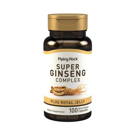 Piping Rock Ginseng Complex Capsules – 100 Capsules