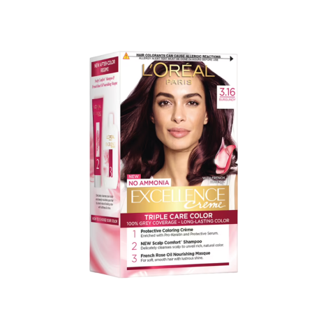 Loreal Excellence Creme Hair Color - 3.16 Burgundy