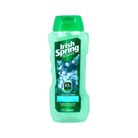 Irish Spring Body Wash, Deep Action Scrub 532ml