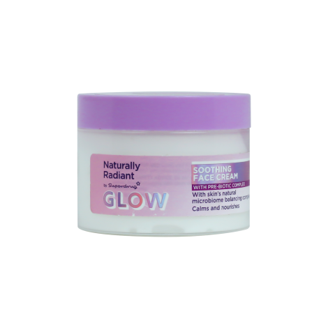 Superdrug Naturally Radiant Glow Soothing Face Cream 75ml