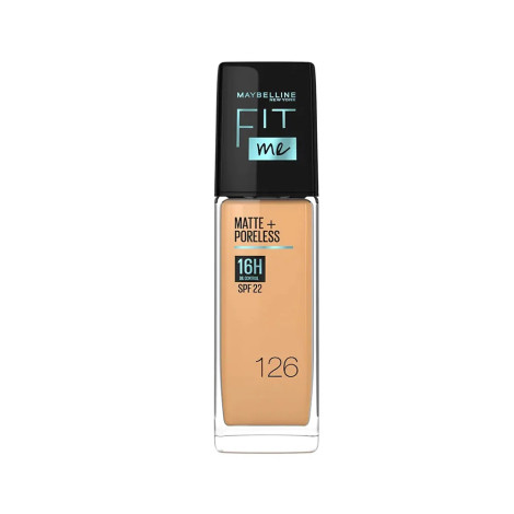 Maybelline Fit Me Matte Poreless 16H Oil Control Foundation - 126