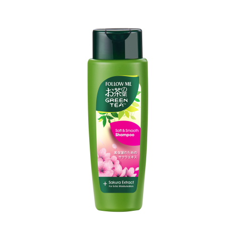 Follow Me Green Tea Soft & Smooth Sakura Extract Shampoo 320ml