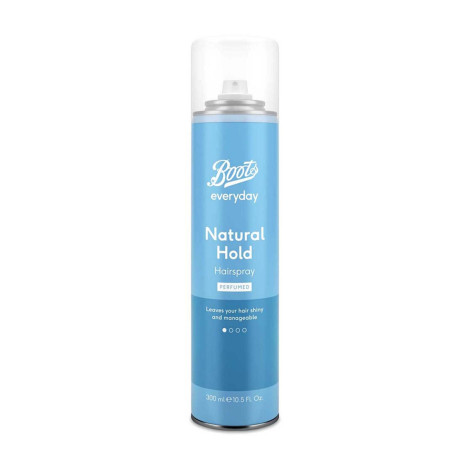 Boots Natural Hold Hairspray Perfumed 300ml