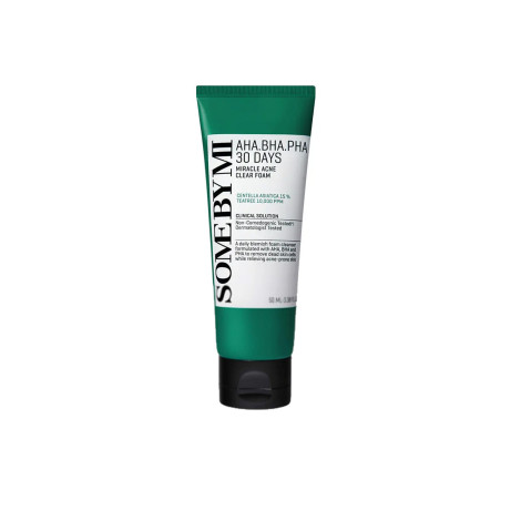 Some By Mi AHA BHA PHA 30 Days Miracle Acne Clear Foam 50ml